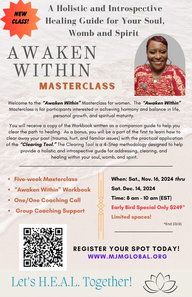 Awaken Within Masterclass - 5 Week Virtual Healing Program for Women