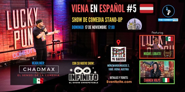 Viena en Español #5  - Un showcase de comedia stand-up | NUEVOS TALENTOS