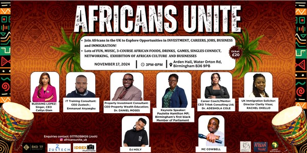 AFRICANS UNITE (social gathering and networking of Africans in UK)