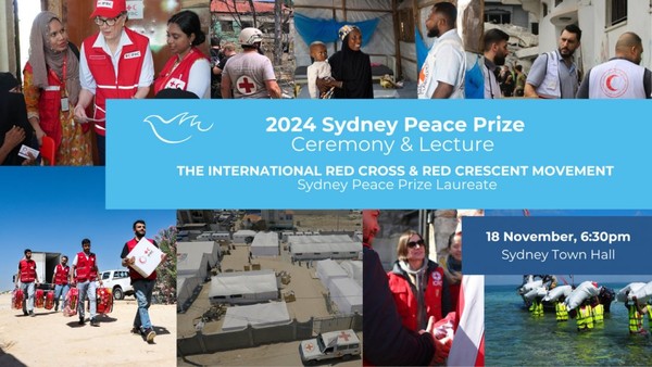 Sydney Peace Prize Award Ceremony and Lecture 2024