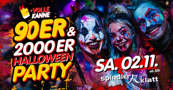 Volle Kanne 90er & 2000er – Halloween Party