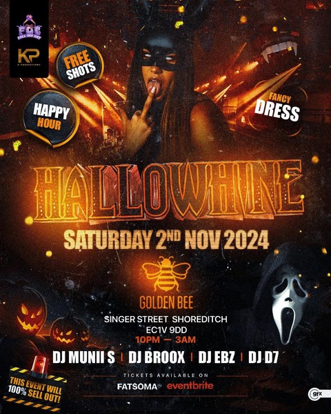 Hallowhine Londons Biggest Halloween Party