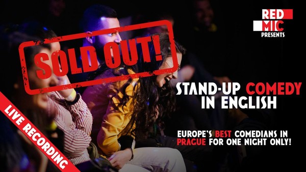 SOLD OUT: RED MIC • Prague • Stand up Comedy in English SOLD OUT: RED MIC • Prague • Stand up Comedy in English