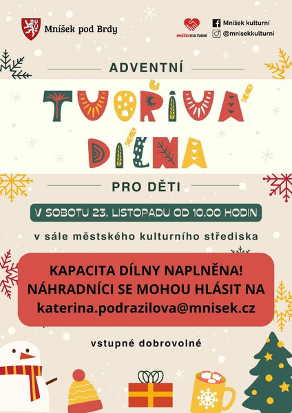 Adventní tvořivá dílna pro děti  Adventní tvořivá dílna pro děti