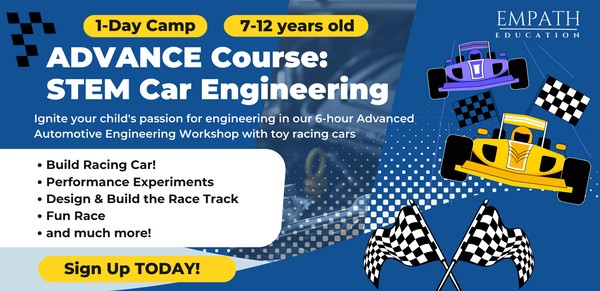 ADVANCE Course - STEM Car Engineering (7-12 years old)