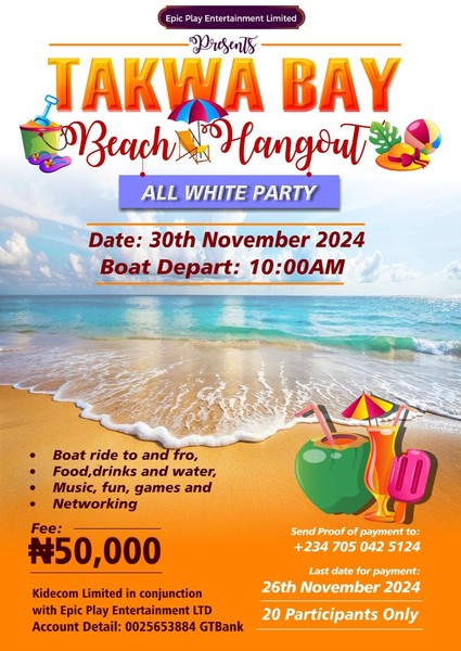 Tarkwa Bay Beach Hangout