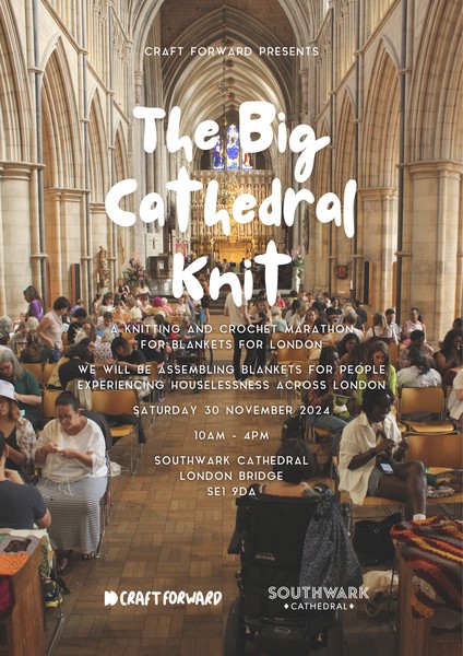 The Big Cathedral Knit - Assembling Blankets for London