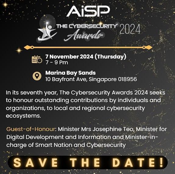 The Cybersecurity Awards Gala Dinner 2024