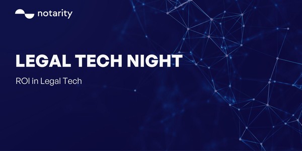 notarity Legal Tech Night