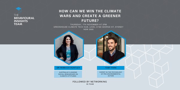 Winning the Climate Wars for a Greener Future with Rebecca Huntley & Toby Park