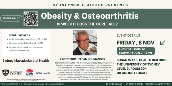 Obesity & Osteoarthritis: Is weight loss the cure-all?