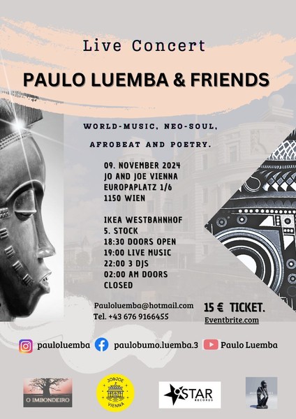 Live Music, Paulo Luemba & Friends.