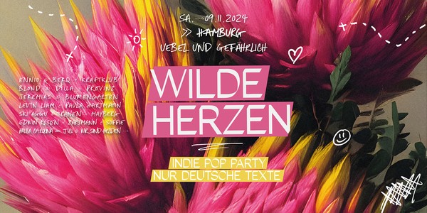 Wilde Herzen + Peinlo Pop Party • Uebel & Gefährlich • Hamburg