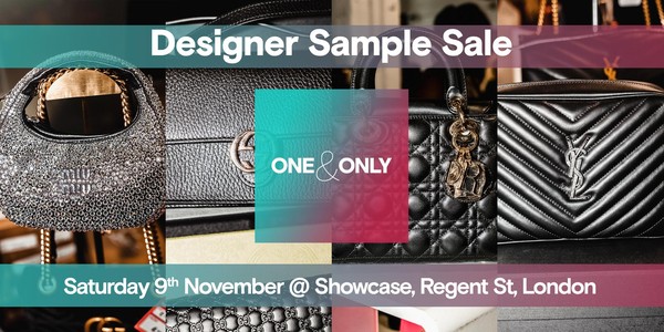 One & Only Womens and Mens Designer Sale Saturday 9th November 2024