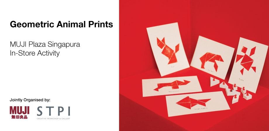 MUJI Plaza Singapura - Geometric Animal Prints Activity (STPI)