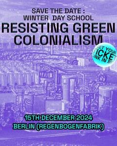 "Energy Colonialism 101" - Workshop, Diskussion & Film im RegenbogenKino