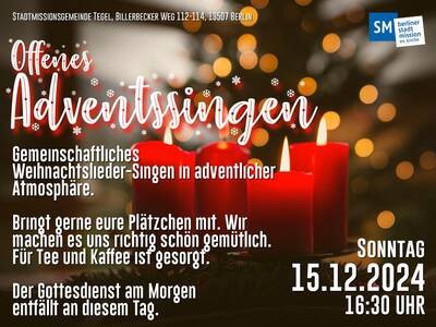 Sing mit mir - Offenes Adventssingen