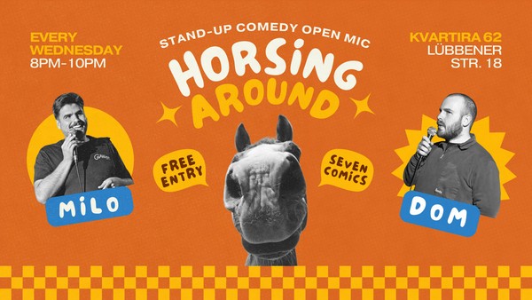 Horsing Around Comedy Berlin &#8211; Open Mic (English Comedy Show in Kreuzberg)