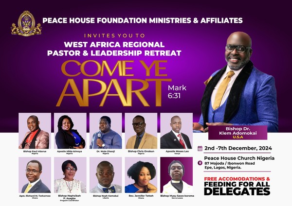 West Africa Pastors & Leaders Retreat 2024 Lagos,Nigeria