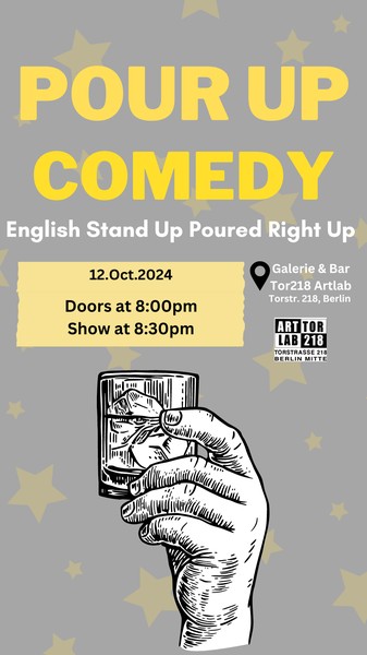 Pour Up Comedy | English Stand Up Comedy (Berlin)