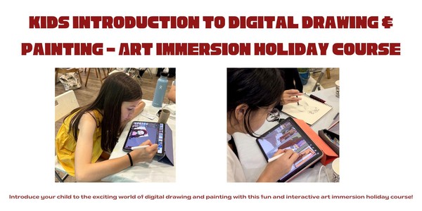 Kids Introduction To Digital Drawing & Painting - Art Immersion Holiday