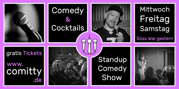 Comedy & Cocktails ⭐Profi-Comedians & Newcomer ⭐Gratis Standup Comedy Show