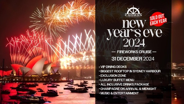 Cadman Cruises | NYE Fireworks | All Inclusive | Highest Rated Cruise