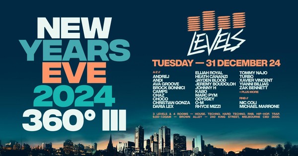 LEVELS | NEW YEARS EVE 2024 | 360º BOILER ROOM III