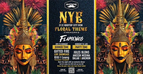 Mustache x Flamenco Present: The Ultimate NYE 2025 Celebration! Mustache x Flamenco Present: The Ultimate NYE 2025 Celebration!