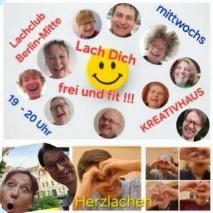 Lachen entfesselt Kreativität -Lachyoga im Kreativhaus auf der Fischerinsel