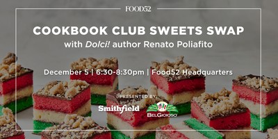 Food52 Cookbook Club Sweets Swap with Renato Poliafito