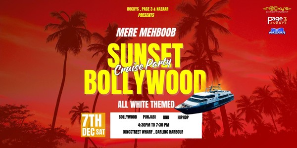 Mere Mehboob: The Ultimate Sunset White Theme Bollywood Farewell  Cruise