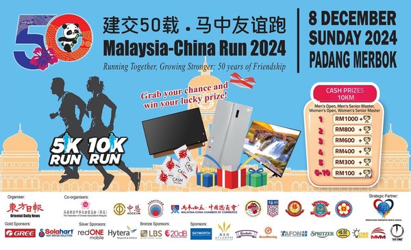 MALAYSIA - CHINA RUN 2024 MALAYSIA - CHINA RUN 2024