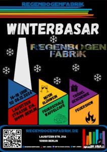 "Winterbasar in der Regenbogenfabrik"