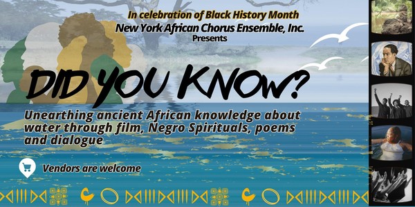 Highlighting African traditional beliefs about water in Negro Spirituals