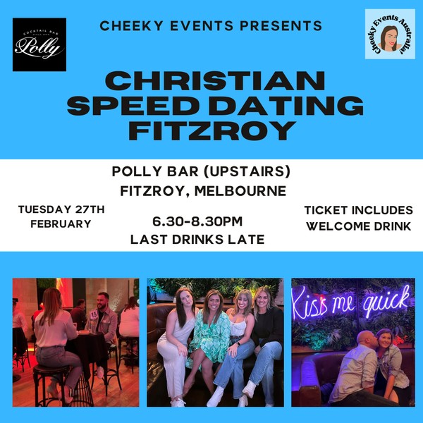 Christian Melbourne speed dating for over 25s by Cheeky Events Australia