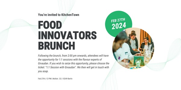 Food Innovators Brunch with Givaudan (Topic: Innovative Sweets & Snacks)
