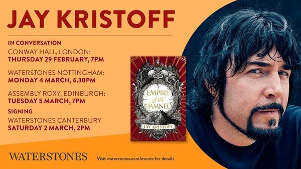 An Evening with Jay Kristoff at Conway Hall, London