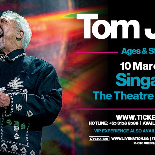 Tom Jones : Ages & Stages Tour in Singapore | Concert