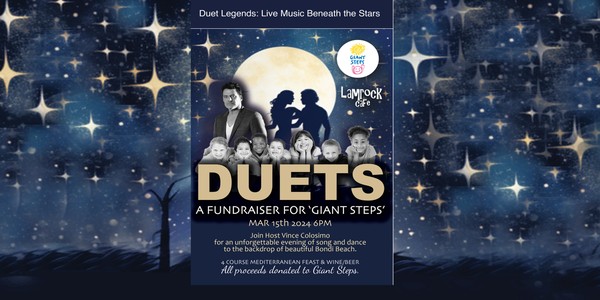 'DUETS' a Gala Evening Fundraiser for Giant Steps