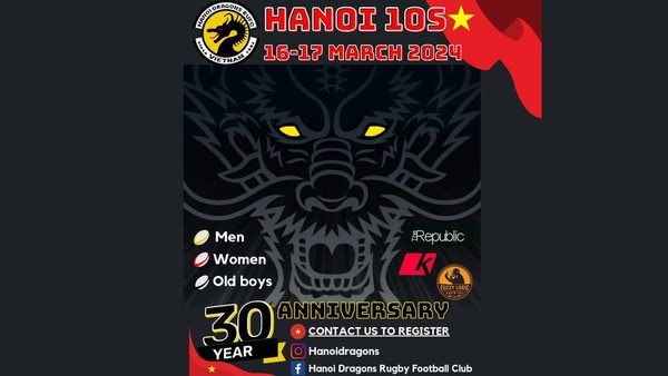 Hanoi Dragons 30th Anniversary 10s