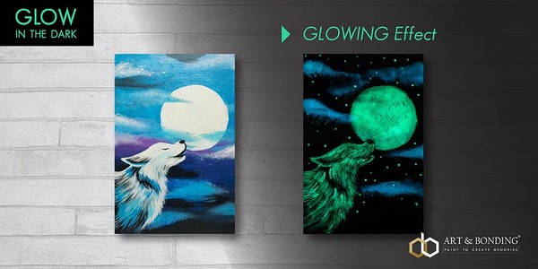 Glow Sip & Paint : Glow - Moonlit Howling