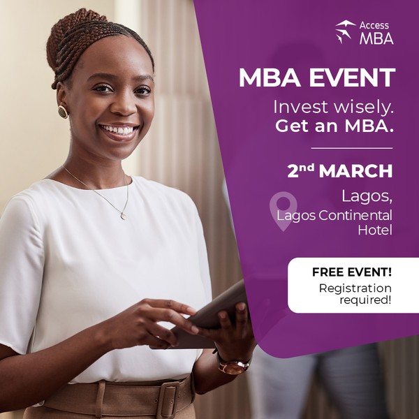Access MBA in-person event in Lagos on 2nd March
