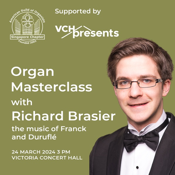 Organ Masterclass with Richard Brasier — the music of Franck and Duruflé