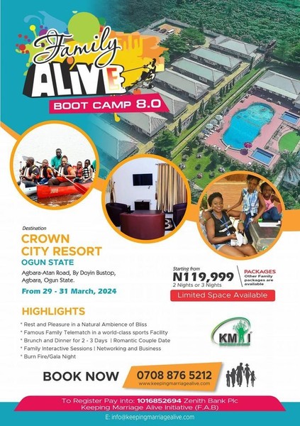 Family Alive Boot (FAB) Camp