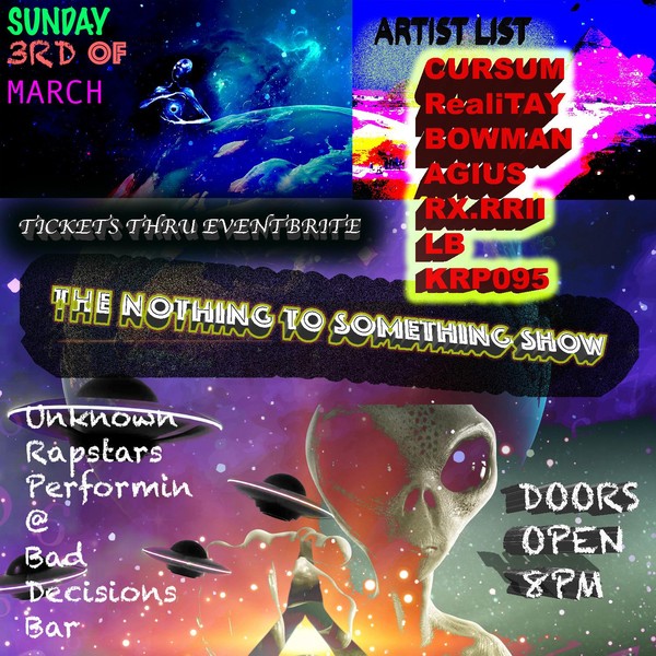 THE NOTHING TO SOMETHING SHOW