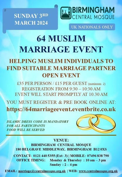 64 Muslim Marriage Event