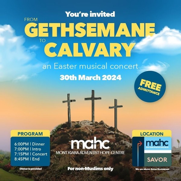 Easter Concert: From Gethsemane to Calvary