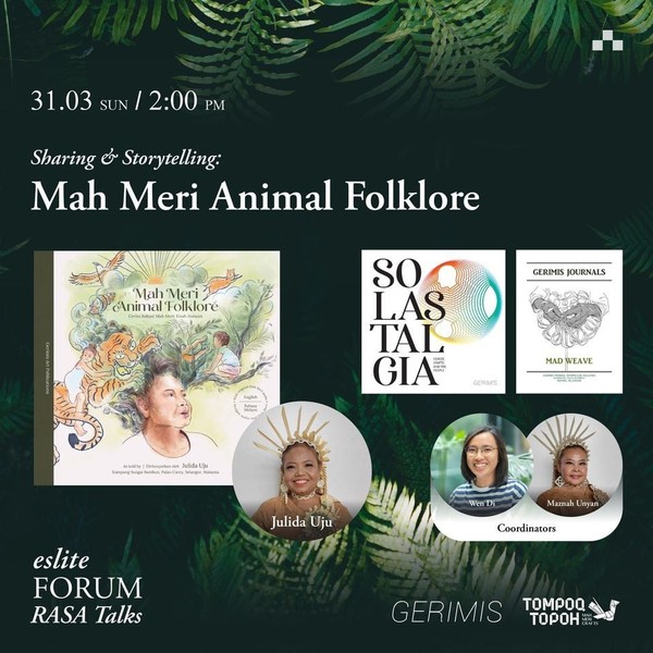 Book sharing & storytelling: Mah Meri Animal Folklore