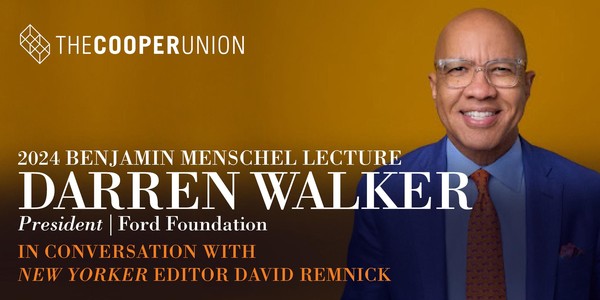 Darren Walker Gives the 2024 Benjamin Menschel Distinguished Lecture